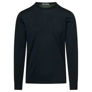 Gaudenzi Dark Green Crewneck Sweater With Long Sleeves In Cashmere Man Gaudenzi